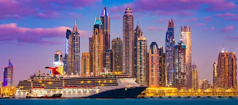 Arrival- Dubai (Marina Dhow Cruise Dinner)