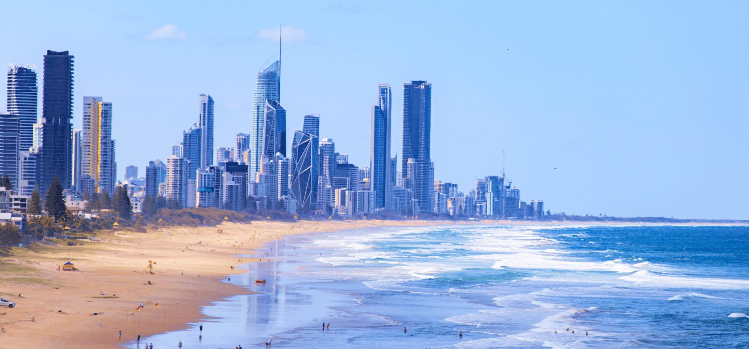 ARRIVE IN GOLD COAST