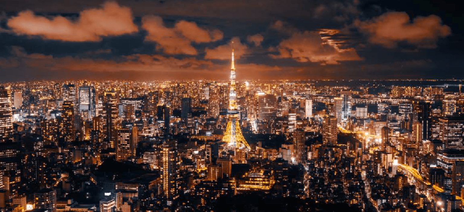 Departure from Tokyo