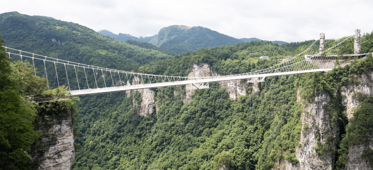 ZHANGJIAJIE NATIONAL FOREST PARK & GLASS BRIDGE