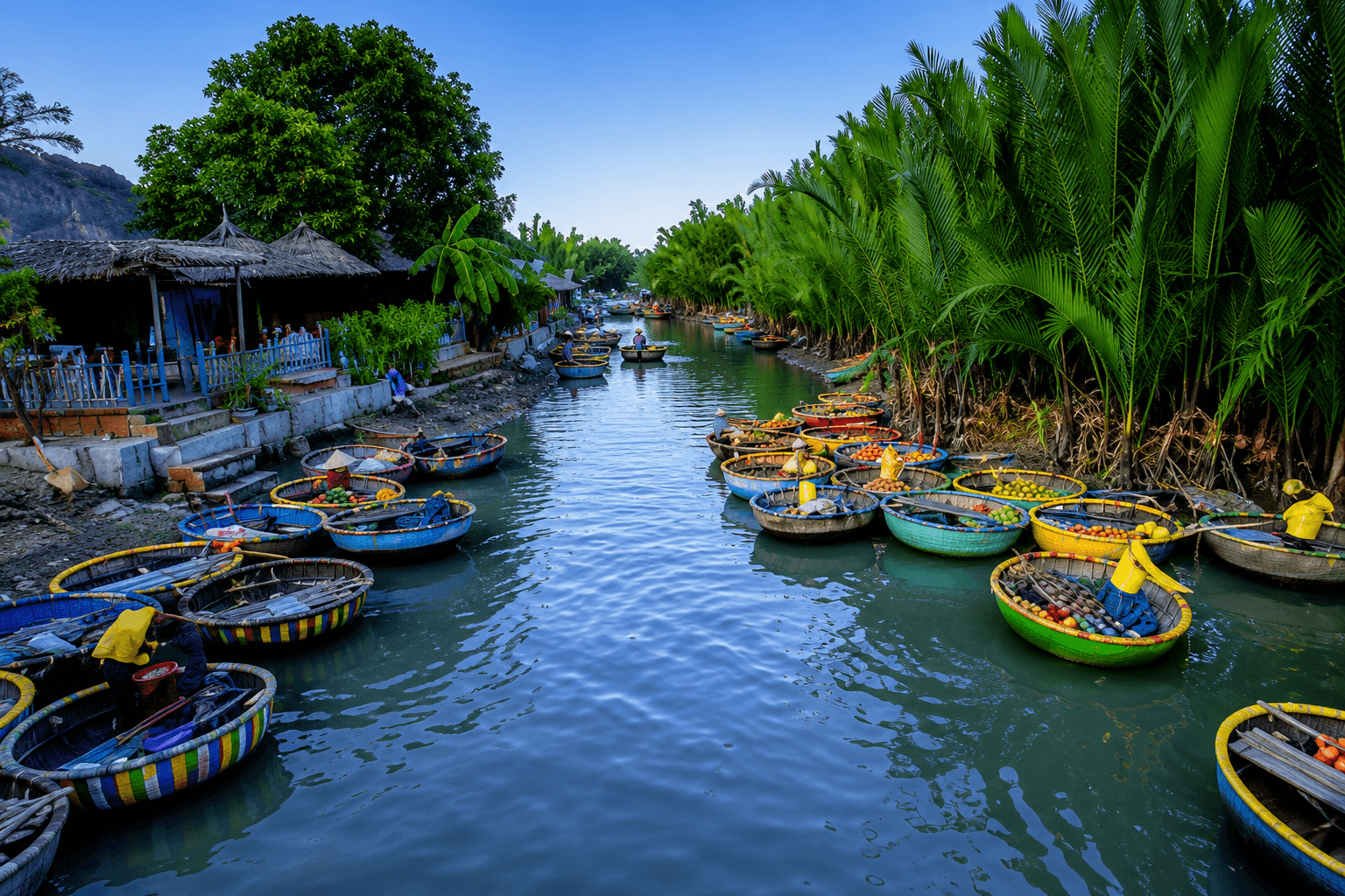 CAM THANH COCONUT VILLAGE – HOI AN ANCIENT TOWN – LANTERN BOAT RIDE (SIC TOUR) (B, D)