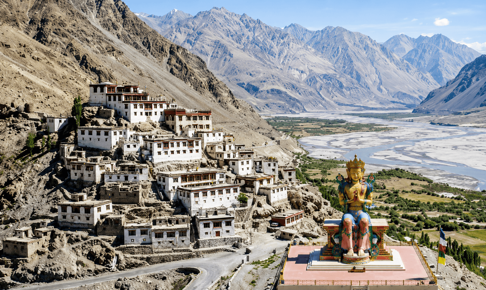 NUBRA VALLEY TO PANGONG LAKE - TRANSFER VIA SHYOK AGHAM ROUTE