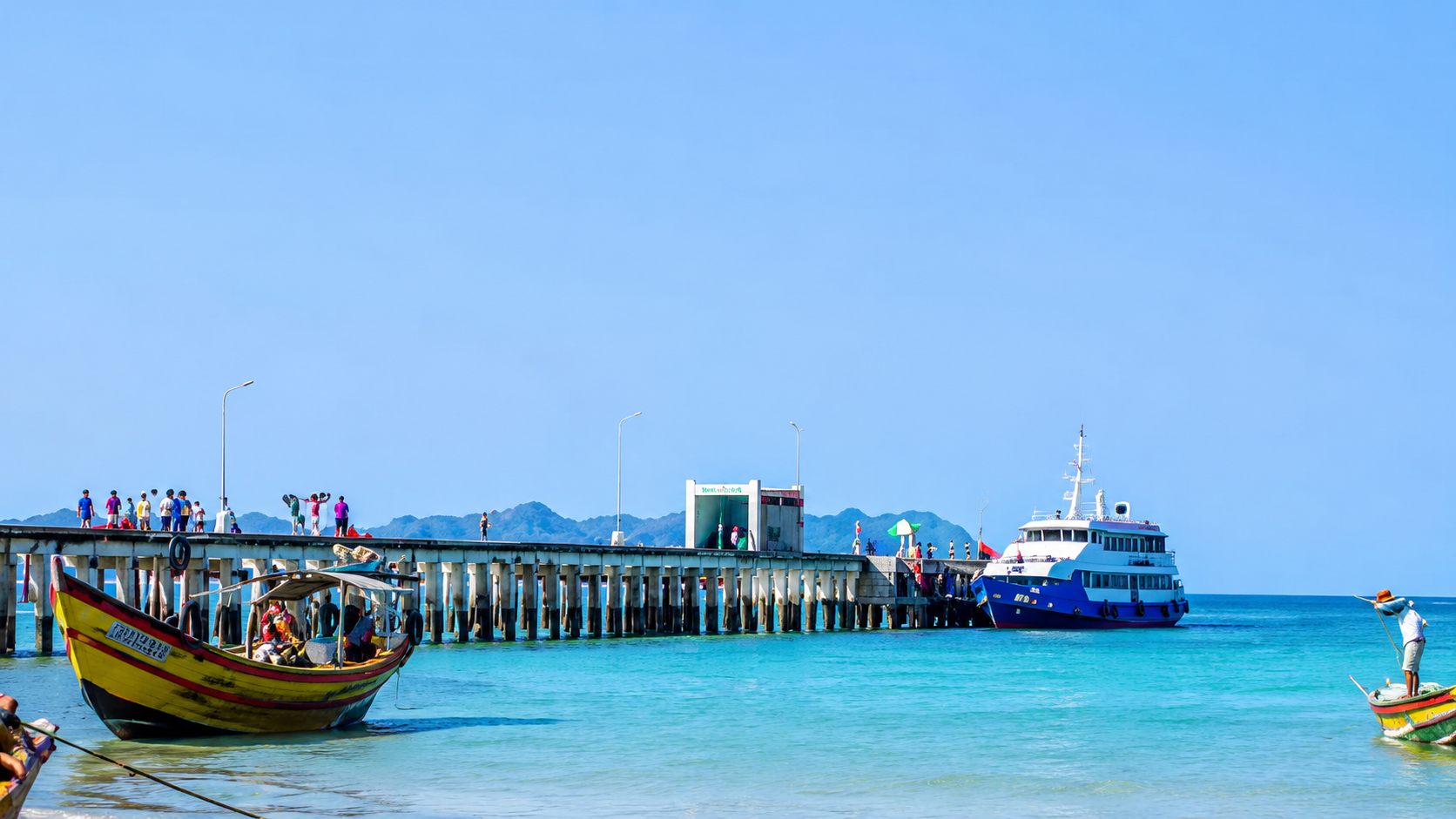 RETURN TO PORT BLAIR FROM NEIL ISLAND BY MORNING CRUISE + SHOPPING.