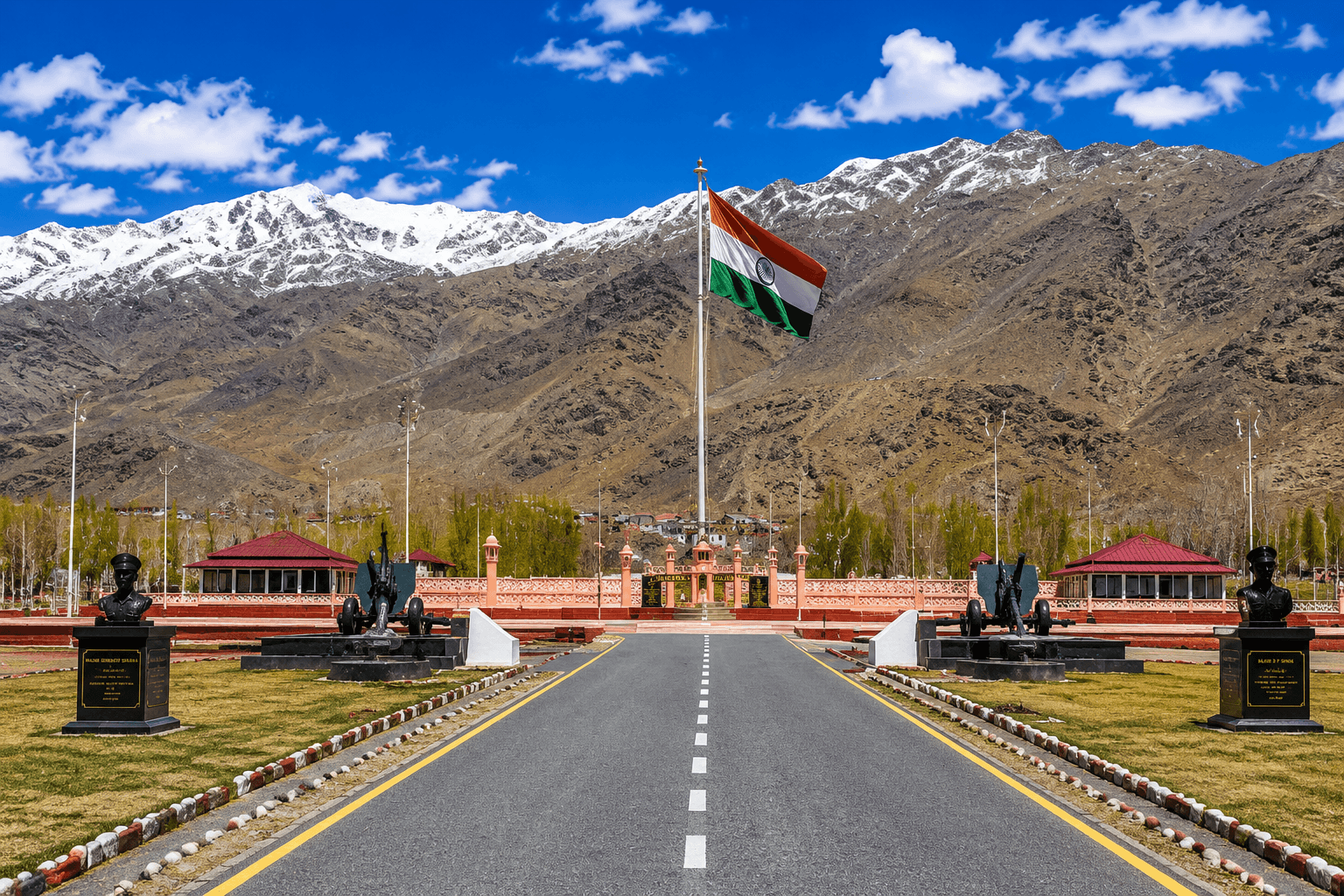 KARGIL TO LEH - TRANSFER VIA DRASS WAR MEMORIAL