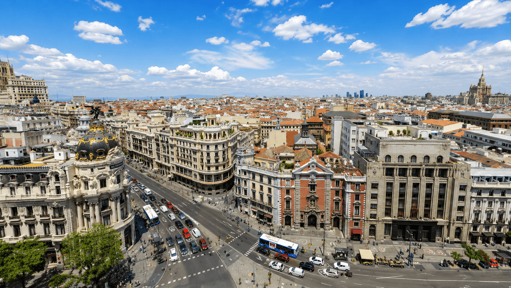 Arrival in Madrid