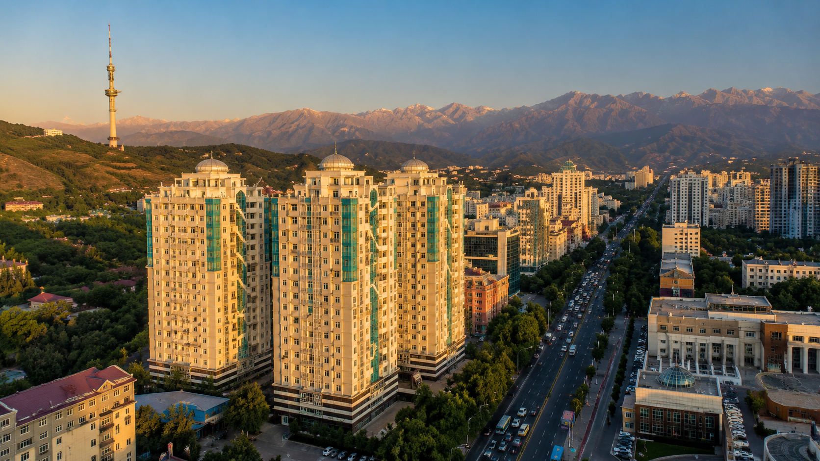 Arrival in Almaty