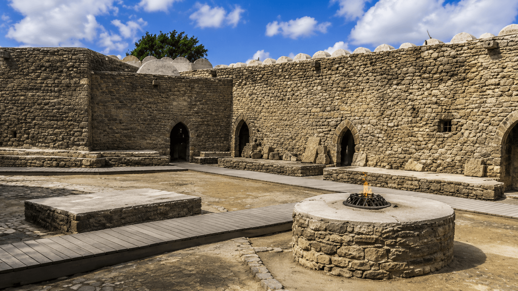 Ateshgah Temple | Yanardag | Heydar Aliyev Center & Vintage Car Museum