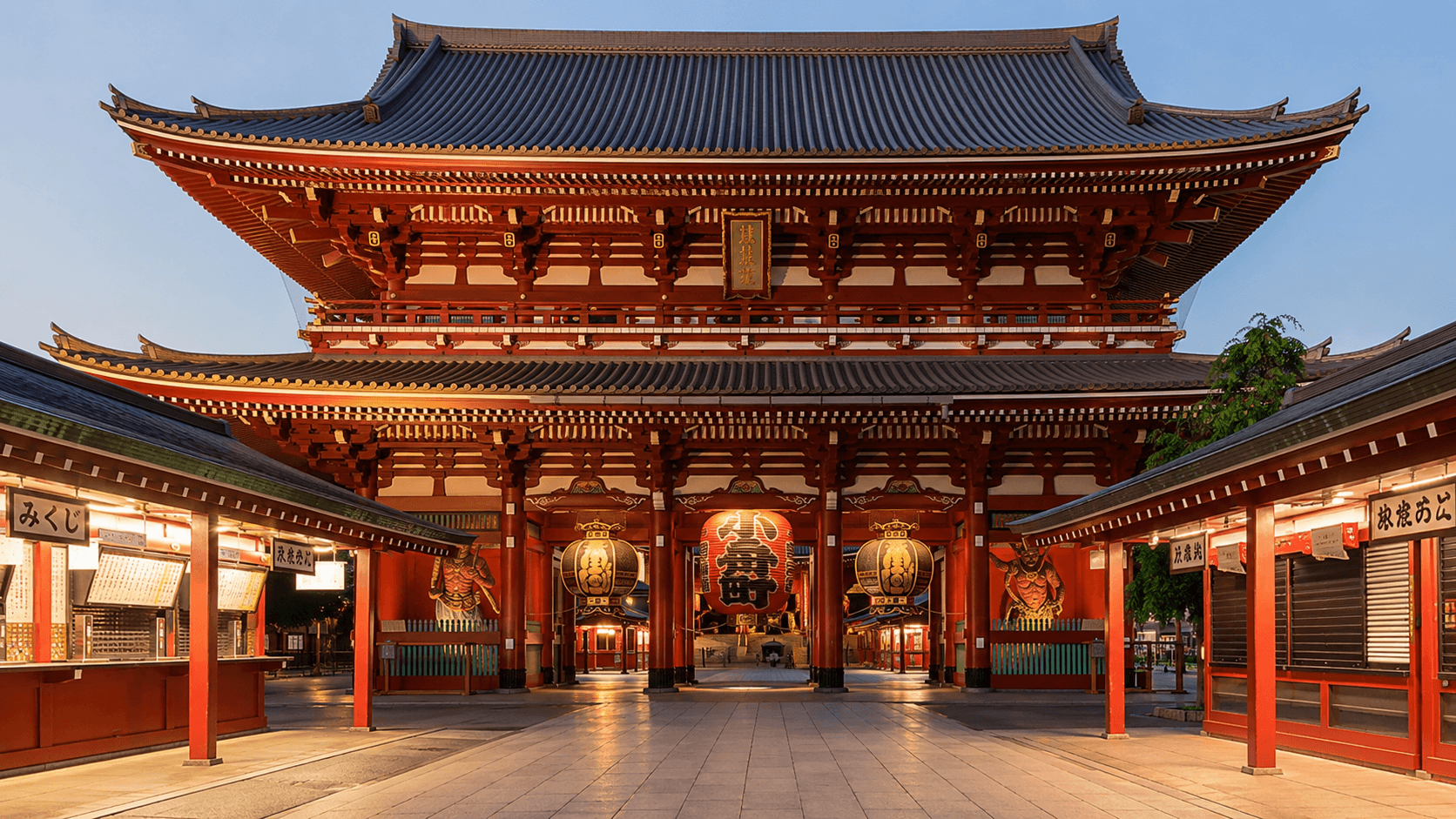 ARRIVAL IN TOKYO → SENSO-JI TEMPLE → NAKAMISE STREET