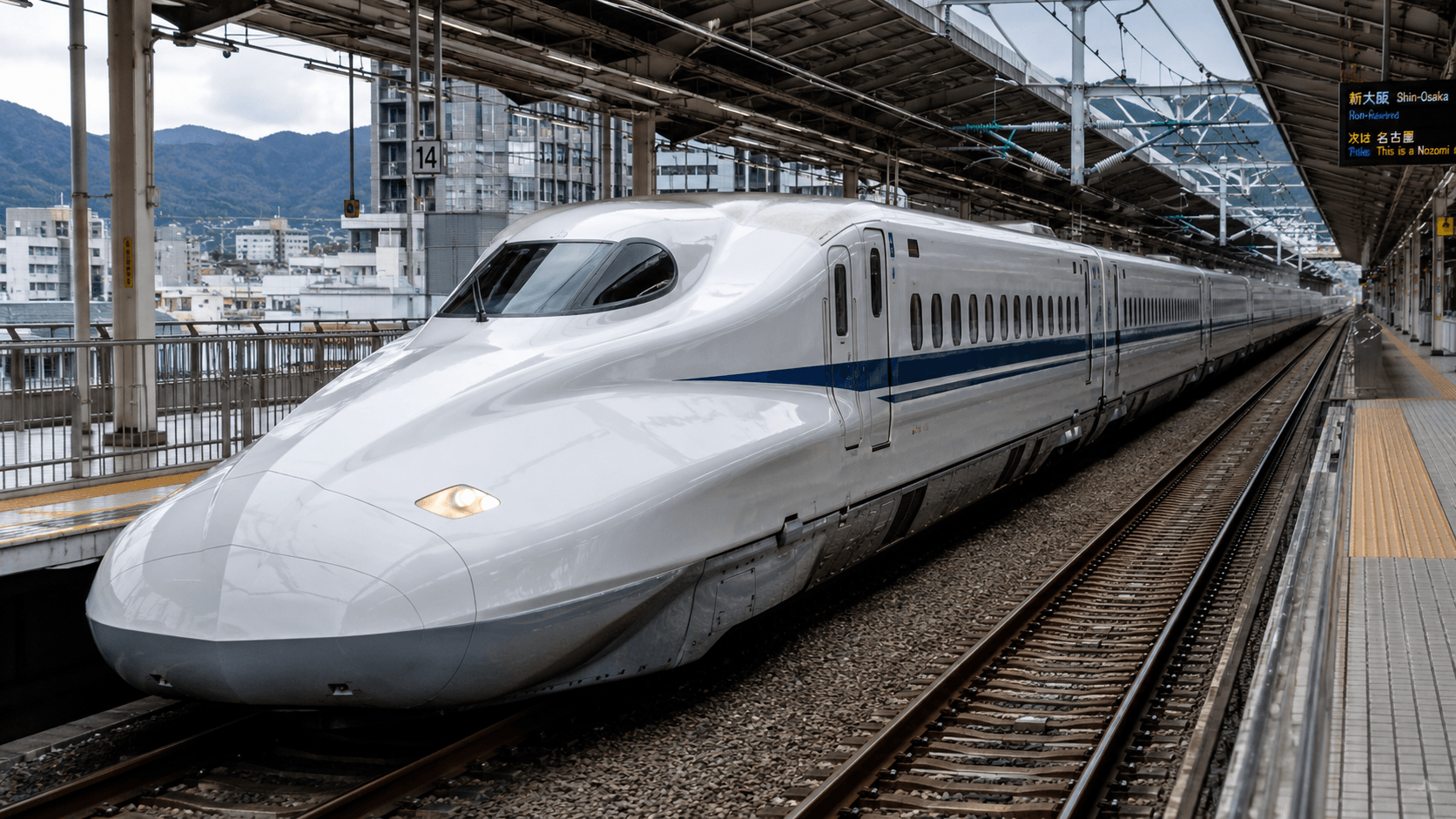 Mishima to Kyoto via Bullet Train