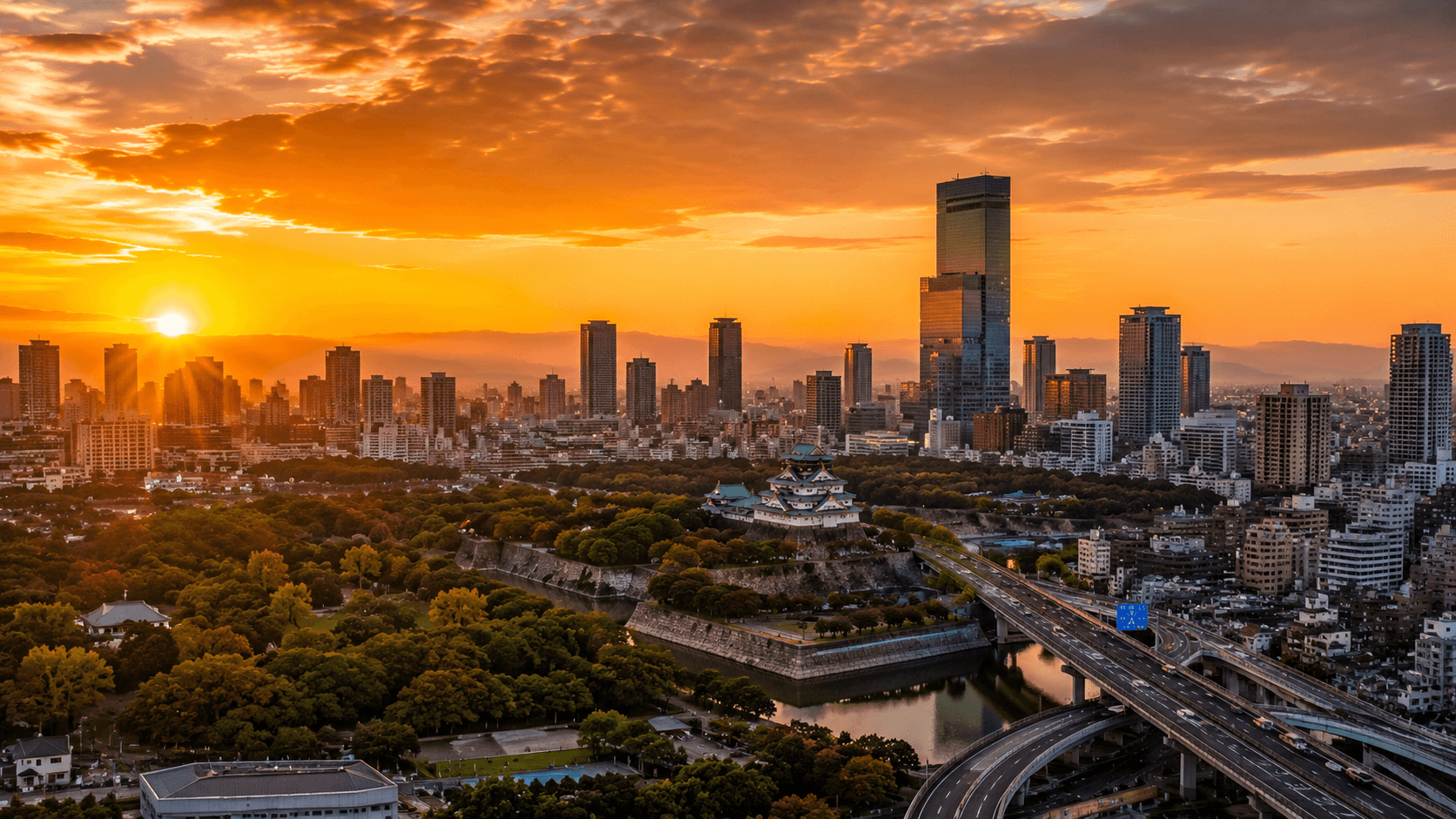 Departure from Osaka