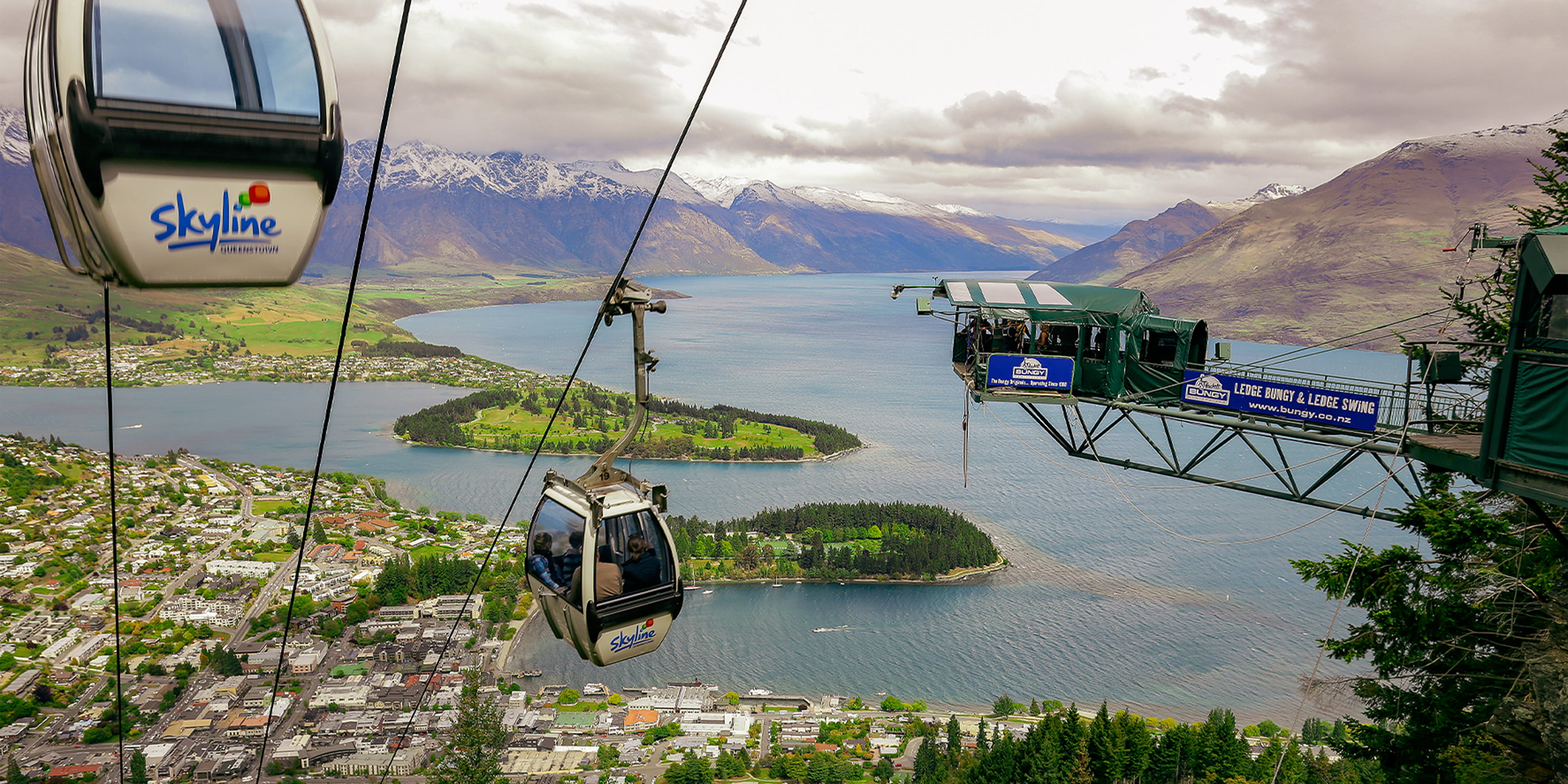 QUEENSTOWN CITY TOUR SKYLINE GONDOLA • THE DREAMERY • SHOPPING • LAKESIDE • ICE BAR